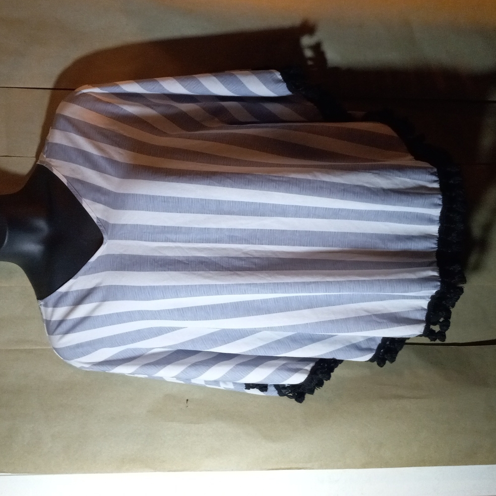 By F poncho blouse